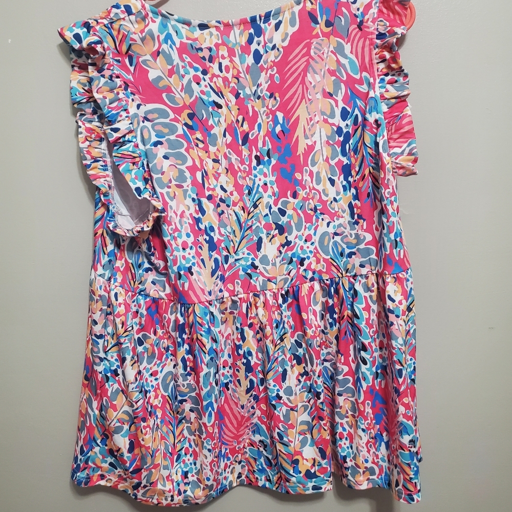 Ruffle sleeve top - Picture 2 of 3